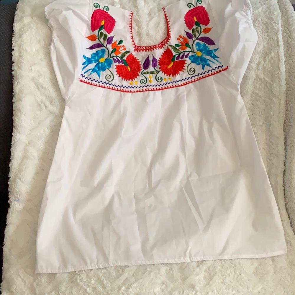 Hand embroidered shirt